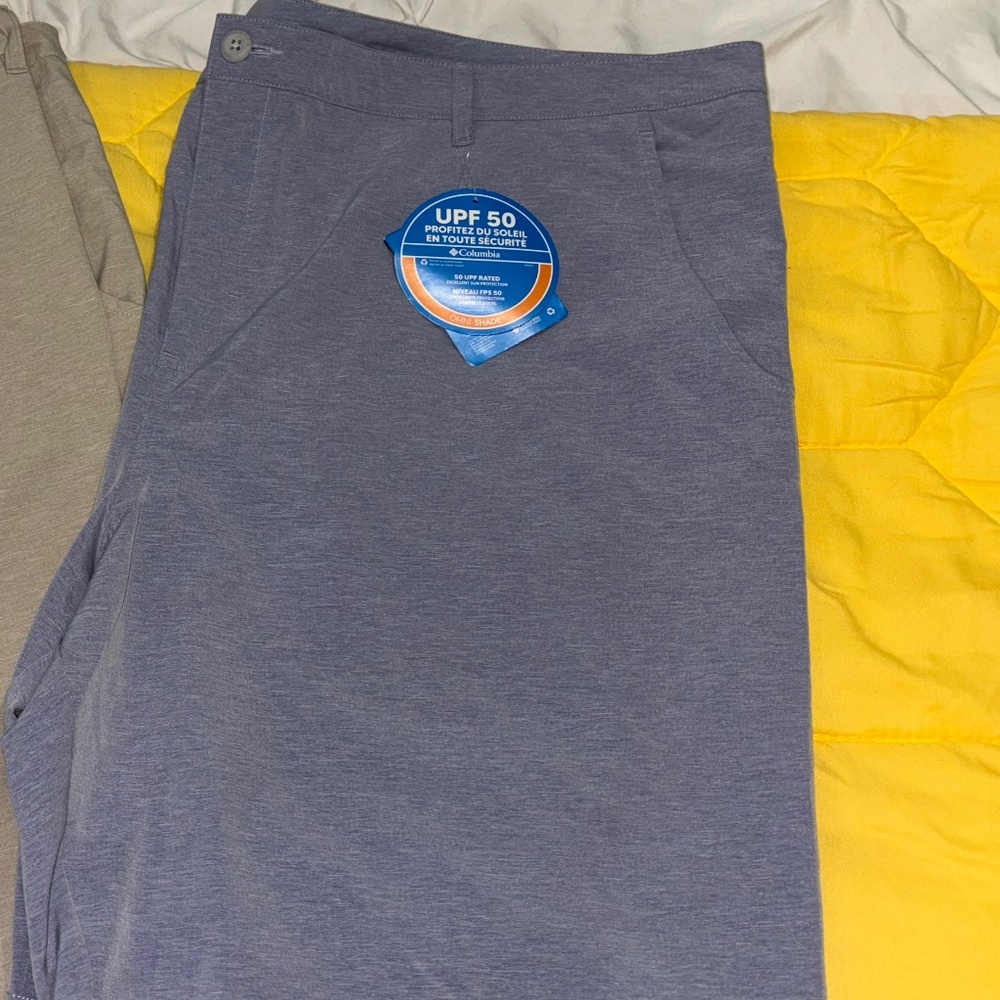 Men’s Columbia PFG Flat front Shorts😀 Bundle of 2 with TAGS - Picture 6 of 10